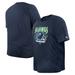 Men's New Era College Navy Seattle Seahawks Big & Tall Helmet Historic Mark T-Shirt