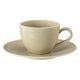 Kaffeetasse 2-tlg. mit Relief - Seltmann Weiden Beat - Dekor Sandbeige - 1 Set