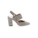 Born In California Heels: Pumps Chunky Heel Bohemian Ivory Snake Print Shoes - Women's Size 7 - Almond Toe