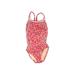 Dolfin One Piece Swimsuit: Pink Swimwear - Women's Size 2X-Small