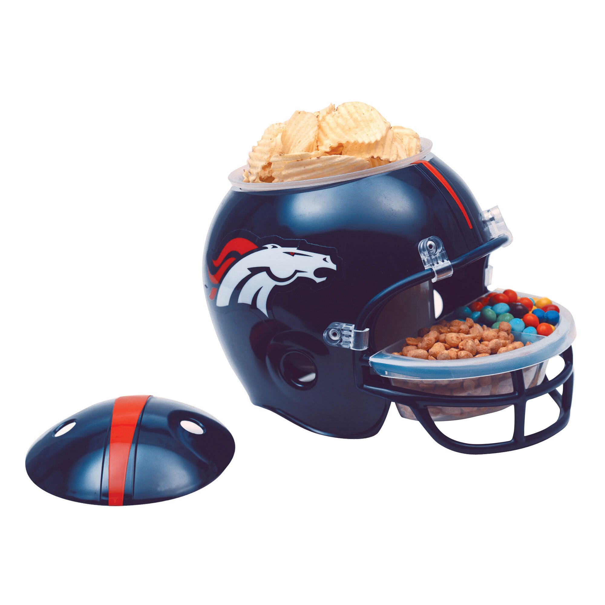 Denver Broncos Snack-Helm – 9,25 B x 10h x 12d Zoll Image
