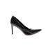Vince Camuto Heels: Slip-on Stiletto Cocktail Party Black Solid Shoes - Women's Size 8 - Pointed Toe