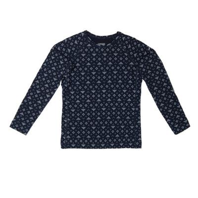 Icebreaker - Kid's 200 Oasis L/S Crewe First Snow - Merinounterwäsche Gr 4 blau