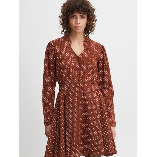 Atelier Rêve Blusenkleid Damen braun, 40