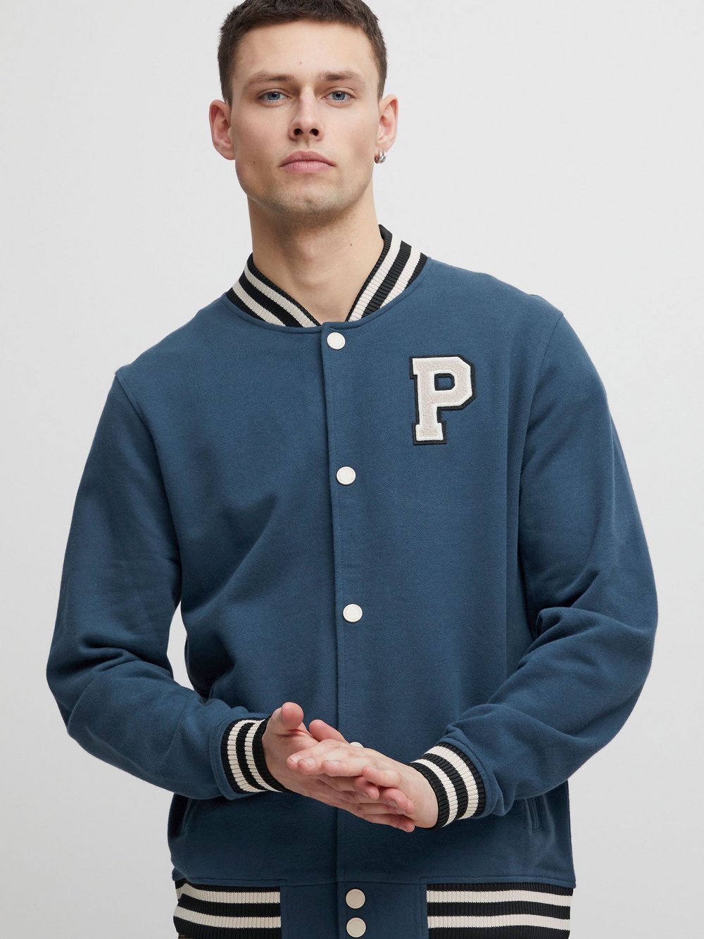 11 Project Collegejacke Herren blau, XXXL Image