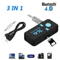 X6 Ricevitore Bluetooth Jack Aux da 3,5 mm Adattatore audio wireless USB Supporto vivavoce Scheda TF Chiamata MIC Lettore Mp3 Bluetooth per auto
