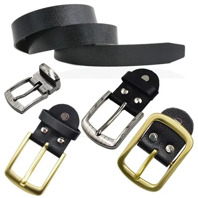 2.5/3.5/4 cm accessori per la testa della cintura moda uomo fibbia in vera pelle fibbia in lega di