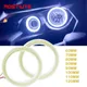 2PC 12-24V COB Led Halo Anello Angel Eyes per Auto Moto Circolare Ha Condotto La Luce Anello 70mm