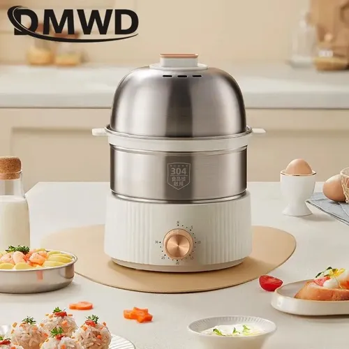 DMWD 2 Schicht Multifunktionale Ei Herd Ei Pudding Dampfer 304 Edelstahl Omelettes Maschine