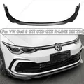 Auto Paraurti Anteriore Labbro Kit Corpo Spoiler Canard Splitter Diffusore Per VW Golf 8 MK8 GTI GTD GTE R-LINE TSI TDI 2020-2024 Tuning