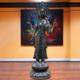 Buddha Figur Bronze Chenrezig Avalokiteshvara | buddhistische Skulptur | tibetischer Buddhismus | asiatische Kunstfigur Tibet China Asiatika