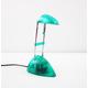 Postmodern / Y2K / space age telescopic extending desk lamp / light in frosted green acrylic