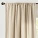 Lush Decor Olivia Ric Rac Embroidery Border Window Curtain Panels