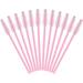 50PCS Mascara Wands Disposable Eyelash Eyebrow Spoolie Brush for Makeup Eyelash Extensions(Pink)