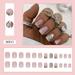 ZYWLKJHalloween Christmas Nail Enhancements Cute Sweet Cool Ins Style False Nail Holiday Atmosphere Wearing Nails