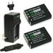Wasabi Power y (2-Pack) and Charger for Fujifilm NP-95 and Fuji FinePix REAL 3D W1 X100 X100S X-S1