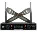 Berlingtone BR-52UM Professional Dual Dynamic Handheld UHF Wireless Microphone System Metal Microphone and Base for Singing Karaoke Church Wedding meeting up to 260ft Range