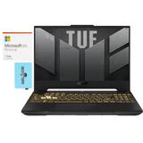 ASUS TUF Gaming F15 Gaming Laptop (Intel i5-13500H 12-Core 15.6in 144 Hz Full HD (1920x1080) GeForce RTX 4050 64GB RAM Win 11 Home) with Microsoft 365 Personal Dockztorm Hub