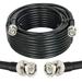 MOOKEERF BNC Coax Cable 35ft BNC to BNC Cable 50 Ohm BNC Cable Low Loss KMR240 BNC Male to BNC Male Antenna Cable