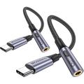 MOSWAG USB Type C to 3.5mm Headphone Jack Adapter Audio Adapter USB C to Aux Dongle Cable Cord for Samsung Galaxy S23