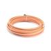 50 Feet (15 Meter) - Direct Burial Coaxial Cable 75 Ohm RF RG6 Coax Cable with Rubber Boots - Outdoor Connectors -