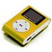 Mini Portable MP3 Music Player Metal Clip-on MP3 Player with LCD Screen Support TF Card Wide Application Gold