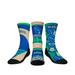 Youth Rock Em Socks Milwaukee Bucks 2023/24 City Edition Three-Pack Crew Set