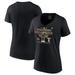 Women's Fanatics Branded Black Texas Rangers 2023 World Series Champions Parade V-Neck T-Shirt
