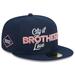 Men's New Era Navy Philadelphia 76ers 2023/24 City Edition 59FIFTY Fitted Hat