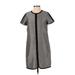 J.Crew Collection Casual Dress: Gray Dresses - Women's Size 0