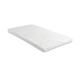 Starlight Beds 80cm x 200cm Mattress Topper, 5cm European Small Single Memory Foam Mattress Topper with Extreme Cooling Removable Cover, White. – 80x200x5cm