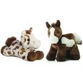 Aurora World Mini Flopsie Plush Horses 8 Paint & Gypsy, 8 In