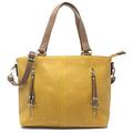 Savvy Street Medium Size Designer Handbags for Women Beautiful Ladies Fashion Grab Bag with Detachable Adjustable Shoulder Strap. (Ochre)