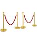 VEVOR 37.8 H x 60 W Steel & Iron Stanchion Posts in Red/Yellow | 37.8 H x 60 W x 12.6 D in | Wayfair GLZJS1.5M2GHRS4JTV0