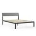 Latitude Run® King Platform Bed Metal in Gray | 26 H x 93 W x 91 D in | Wayfair 6237DE0371ED4161AFD3719E2CEDE1AE