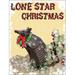 The Holiday Aisle® Lone Star Christmas Metal Sign Metal | 15.5 H x 11.5 W x 0.04 D in | Wayfair DDB3ED6DCABD4412A4C2945BFA971ABC