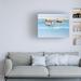 Breakwater Bay Craig Trewin Penny Moorings At Low Tide, Aspendale Canvas Art Canvas, Cotton | 14 H x 19 W x 2 D in | Wayfair