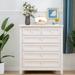 Red Barrel Studio® Braeton 37.8" W 6 Drawer Chest Solid Wood in White | 42.56 H x 37.8 W x 17.72 D in | Wayfair 6572E8C62D454A5A957C8EE8B62934E3