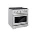ZLINE 30 in. 4.2 cu. ft. 4 Burner Gas Range w/ Convection Gas Oven in Stainless Steel in White | 36 H x 30 W x 27.75 D in | Wayfair SGR30