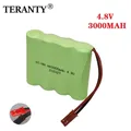 1-5PCS 4.8v 3000mAh NiMH Battery For RC Cars Robots Tanks Gun Boats AA 4.8v Rechargeable Battery