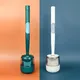 Silicone Toilet Brush With Holder Soft Brush Head Cleaning Tool Long Handle Bathroom Toilet Brush