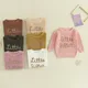 2023-08-18 Lioraitiin 0-18M Toddler Kids Girls Sweater Letter Embroidery Long Sleeve Pullovers
