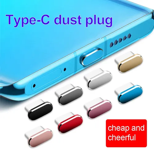 Telefons chutz Staub kappe Typ C Stecker Staubs topfen für USB C Staubs topfen Handy zubehör Typ C