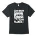 Good Mom With A Hood Playlist Cassette Tape Rap Music T-Shirt