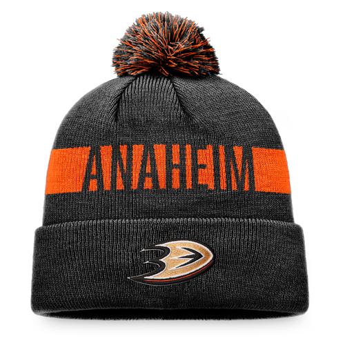 Anaheim Ducks Fundamental Beanie Cuff mit Pom