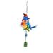 Jacenvly Christmas Party Decorations Clearance Metal Iron Wind Chime Pendant Christmas Series Glass Color Painting and Painting Room Decor