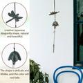 Japanese Style Wind-bell Japanese Style Wind Chime Cast Iron Wind Chime Hanging Decor Wind Bell Decor
