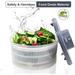 Electric salad dehydrator washing vegetables electric drain basket fruit and vegetable drainer storage basket electric vegetable dryer
