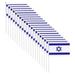 KEYBANG Clearance Israeli flag Embroidered flag Bandera de Israel Israel Flag Flag Set Small Handheld Flag 5x8 Inches Israel Flag Flag Set Small Handheld Flag 5x8 Inches(Buy 2 get 3) One Size