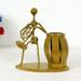 NUOLUX Creative Guitar Pen Holder Decorative Music Pen Holder Guitar Gift for Teacher